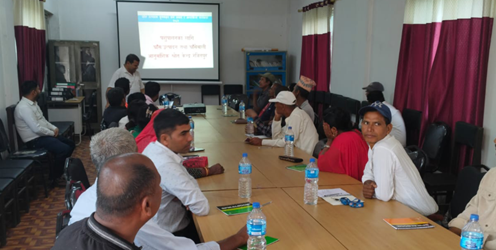 Slider Image: Interaction with Seed Grower Farmer